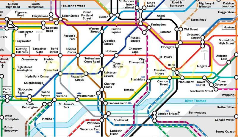 伦敦地图图片